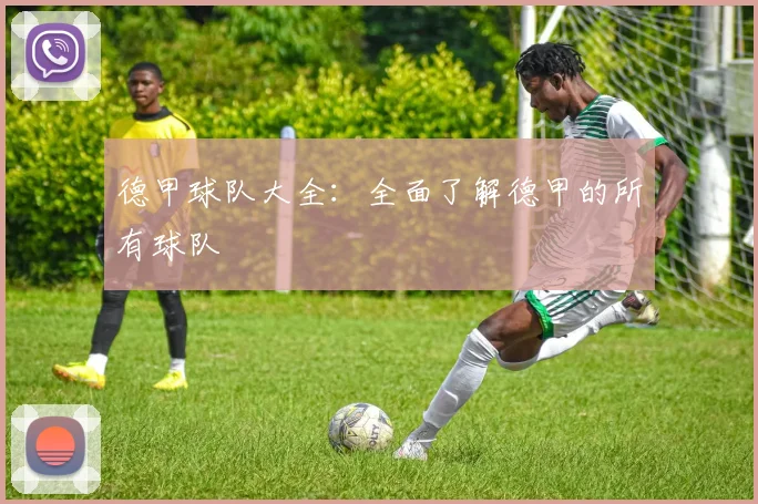 德甲球队大全:全面了解德甲的所有球队